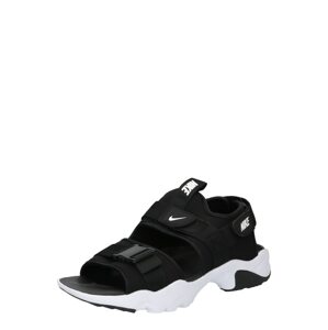 Nike Sportswear Sandály 'Canyon'  černá / bílá