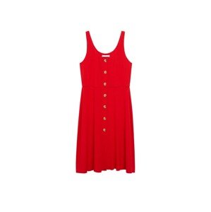 MANGO Košilové šaty 'Remi'  červená