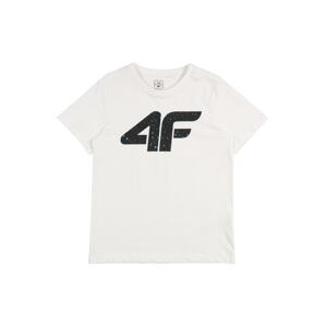 4F Funkční tričko  bílá / černá