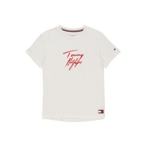 Tommy Hilfiger Underwear Tričko  bílá / červená