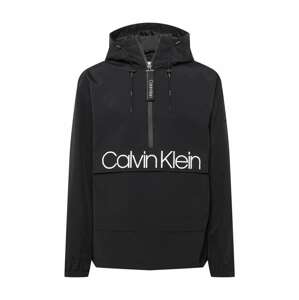 Calvin Klein Přechodná bunda  černá / bílá