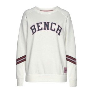 BENCH Sweatshirt  bílá