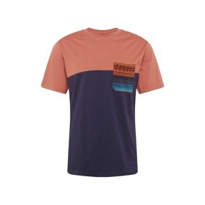 Iriedaily Shirt 'Vintachi'  námořnická modř / pastelově červená / tyrkysová / pitaya