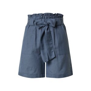 ONLY Kalhoty se sklady v pase 'SMILLA'  marine modrá