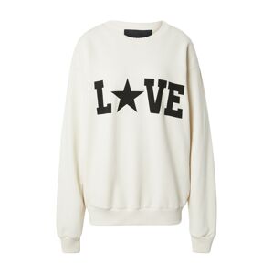 RAIINE Sweatshirt 'LAUREL'  bílá / černá