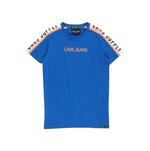 Cars Jeans Tričko 'Mount'  královská modrá / oranžová / černá / bílá