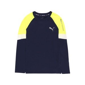 PUMA Funkční tričko  námořnická modř / bílá / limone
