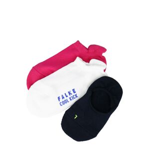 FALKE Ponožky 'Cool Kick'  bílá / fuchsiová / noční modrá