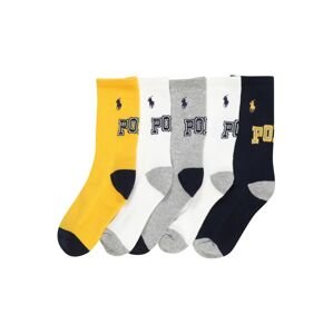 Polo Ralph Lauren Ponožky  žlutá / námořnická modř / bílá / šedý melír