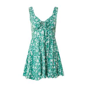 Cotton On Letní šaty 'SANDY'  zelená / bílá
