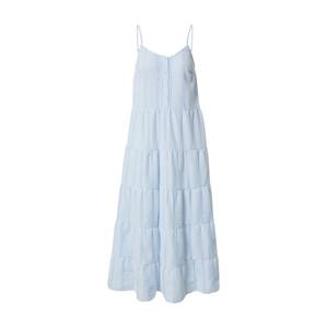 MOSS COPENHAGEN Letní šaty 'Pamina'  světlemodrá / bílá
