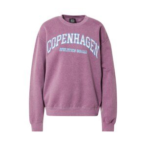 BDG Urban Outfitters Mikina 'COPENHAGEN'  fialová / bílá / modrá
