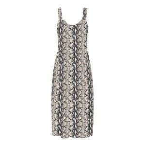 Vero Moda Petite Letní šaty 'Simply Easy'  šedá / bílá / tmavě šedá