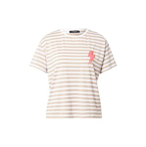 Trendyol Tričko  béžová / bílá / oranžová / pink