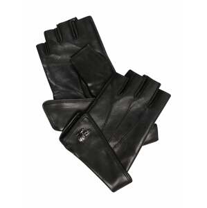Karl Lagerfeld Rukavice s krátkými prsty  černá