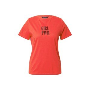 NEW LOOK Tričko 'GIRL POWER'  červená / černá