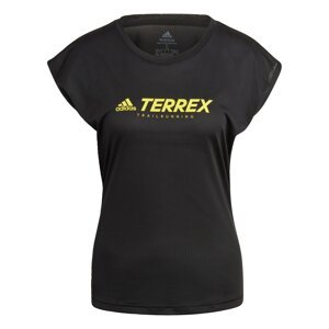 adidas Terrex Funkční tričko  žlutá / černá