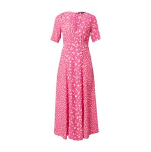FRENCH CONNECTION Letní šaty  pink / žlutá