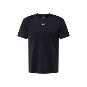 Reebok Sport Funkční tričko černý melír / bílá