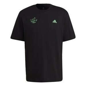 ADIDAS PERFORMANCE Funkční tričko  černá / zelená