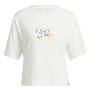 ADIDAS SPORTSWEAR Funkční tričko modrá / žlutá / šedá / bílá