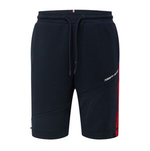 Tommy Sport Sportovní kalhoty  tmavě modrá / červená / bílá