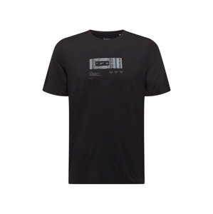 Reebok Sport Funkční tričko  černá / šedá