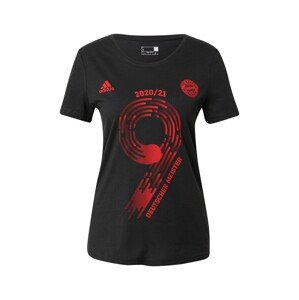 ADIDAS PERFORMANCE Funkční tričko 'FCB Meister21'  černá / červená