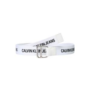 Calvin Klein Jeans Opasek  černá / bílá