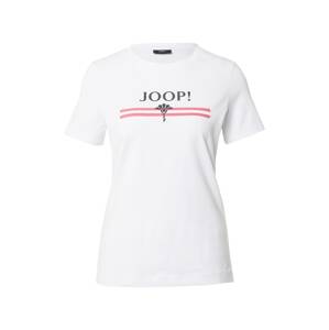 JOOP! Tričko 'Tami'  bílá / černá / pink
