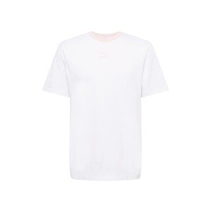 PUMA Tričko  bílá / světle růžová