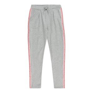 NAME IT Kalhoty 'Viala'  šedý melír / růžová / bílá / pitaya