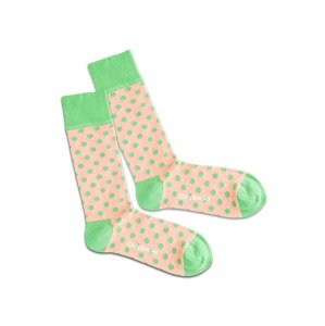DillySocks Ponožky 'Green Thumb'  růžová / limetková