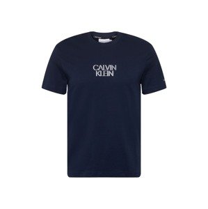 Calvin Klein Tričko  námořnická modř / bílá