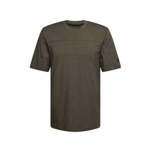 ADIDAS PERFORMANCE Funkční tričko  khaki / černá