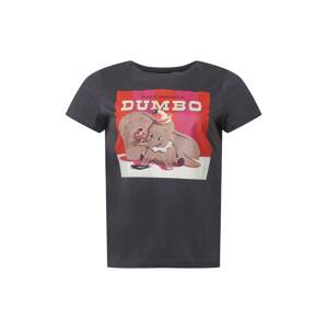 ONLY Carmakoma Tričko 'Dumbo Love' tmavě šedá / mix barev