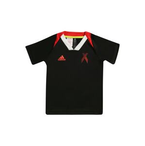 ADIDAS PERFORMANCE Funkční tričko  černá / červená