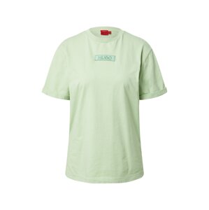 HUGO Tričko  pastelově zelená