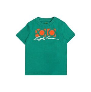 Polo Ralph Lauren Shirt  smaragdová / bílá / oranžová