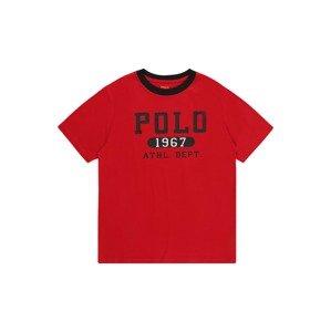Polo Ralph Lauren Tričko  červená / černá / bílá