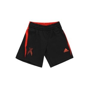 ADIDAS PERFORMANCE Sportovní kalhoty  černá / červená