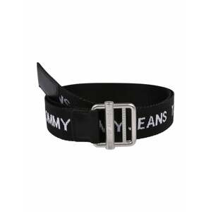 Tommy Jeans Opasek  černá / bílá