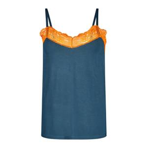 Skiny Tričko na spaní  pastelová modrá / oranžová