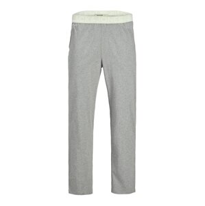 JACK & JONES Pyžamové kalhoty  šedý melír