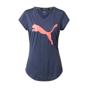 PUMA Funkční tričko  modrý melír / pink
