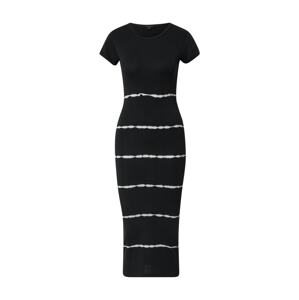 AllSaints Letní šaty 'Niko'  černá / bílá