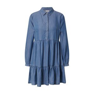 VILA Košilové šaty  modrá džínovina