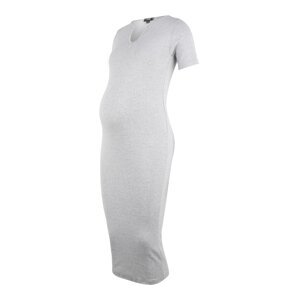 Missguided Maternity Úpletové šaty  šedý melír