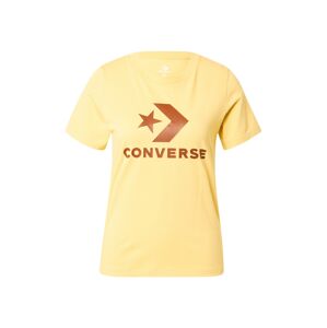 CONVERSE Tričko  okrová / žlutá