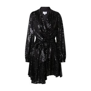 Forever Unique Koktejlové šaty 'SEQUIN'  černá
